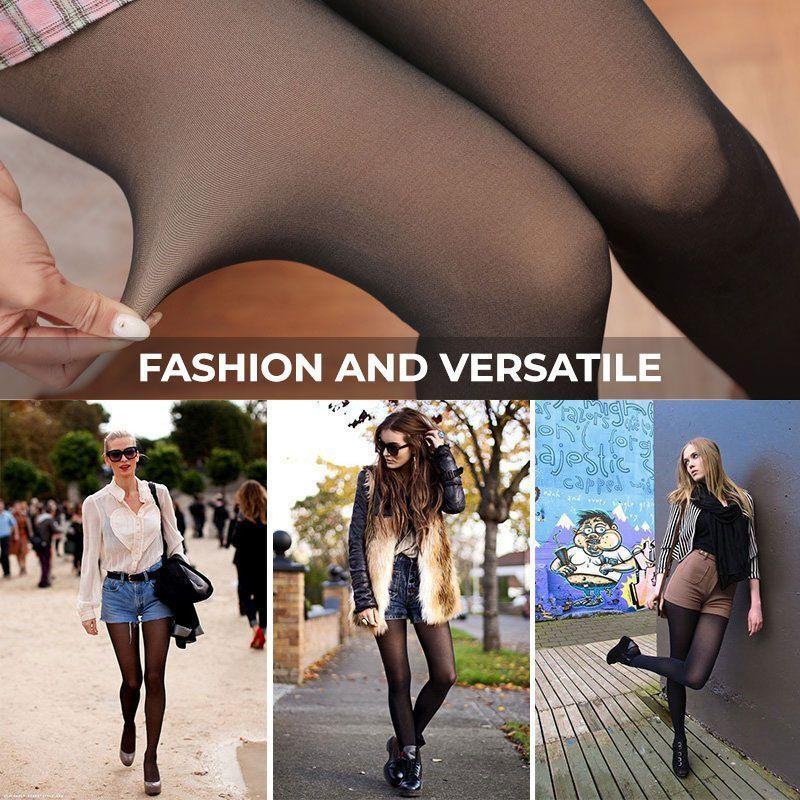 Flawless Legs Fake Translucent Warm Elastic Tights