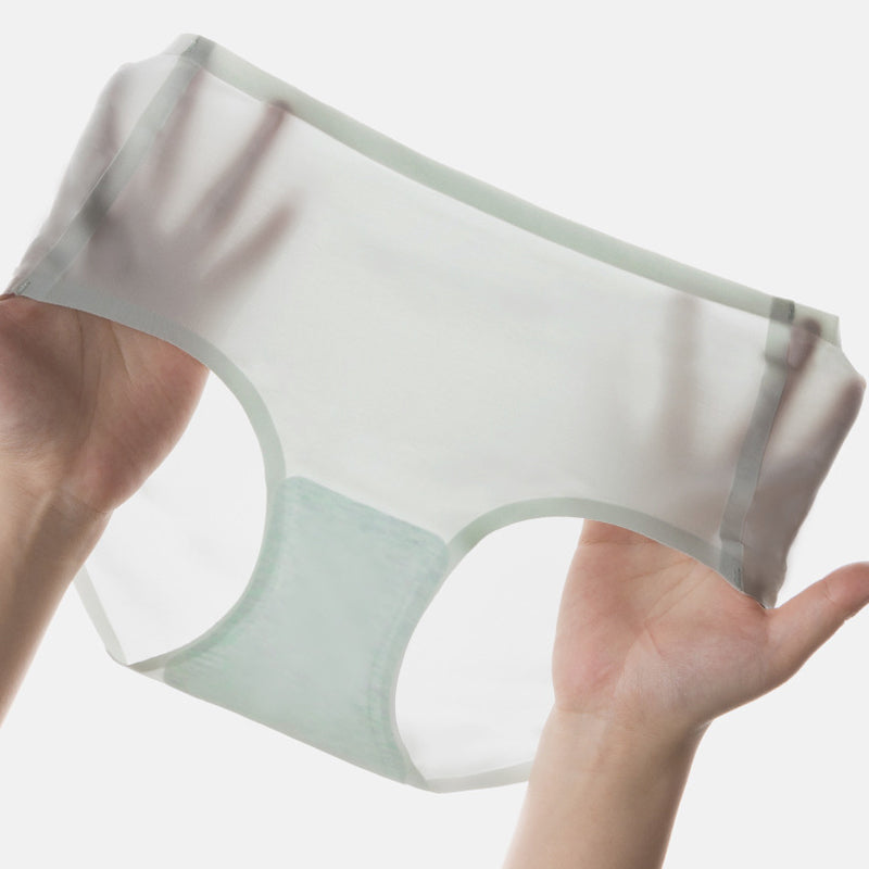 Sheer underwear made of ice silk