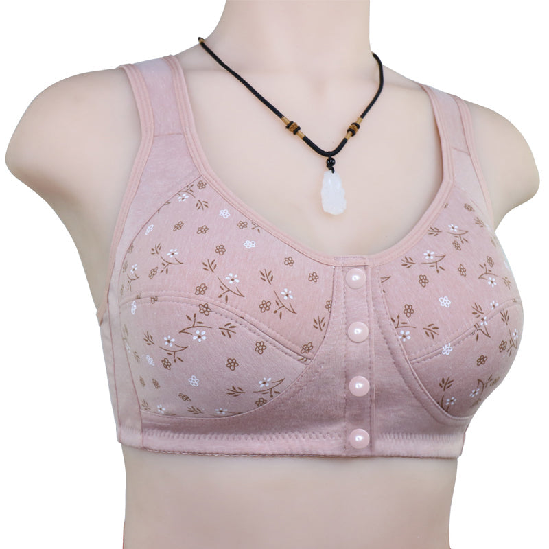 Lifesparking Convenient Front Button Bra