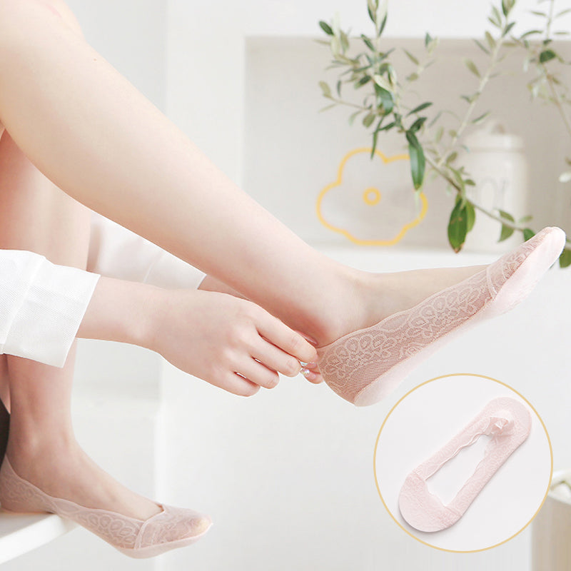 Lace No Show Liner Socks for Women