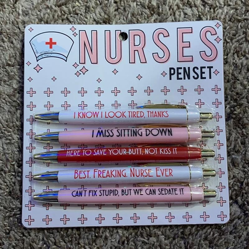 Funny Nurses Pens Set(set of 5)