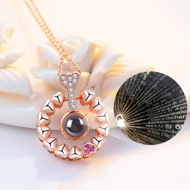 100 Languages I Love You Necklace