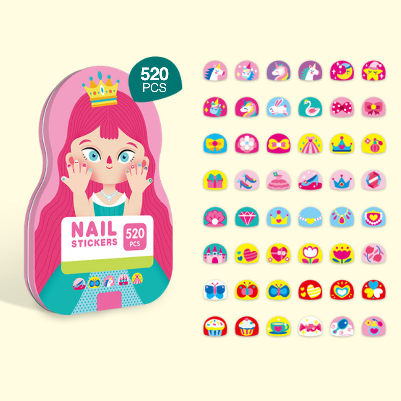 Kids Nail Stickers（520pcs ）