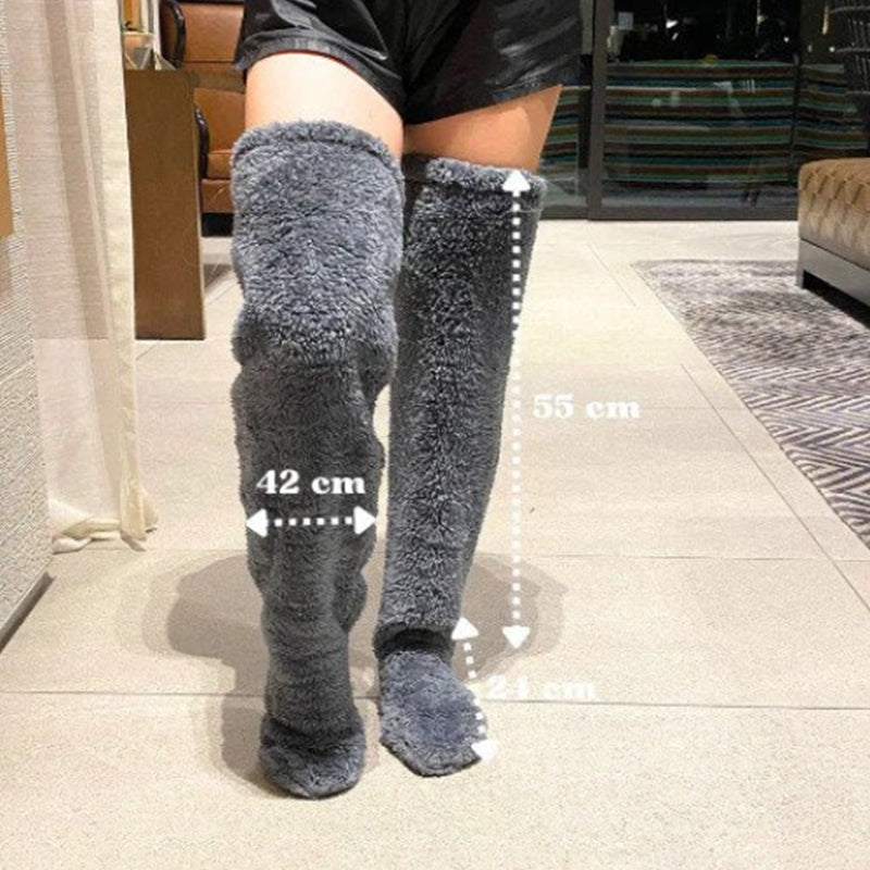 Fluffy Sock Slippers