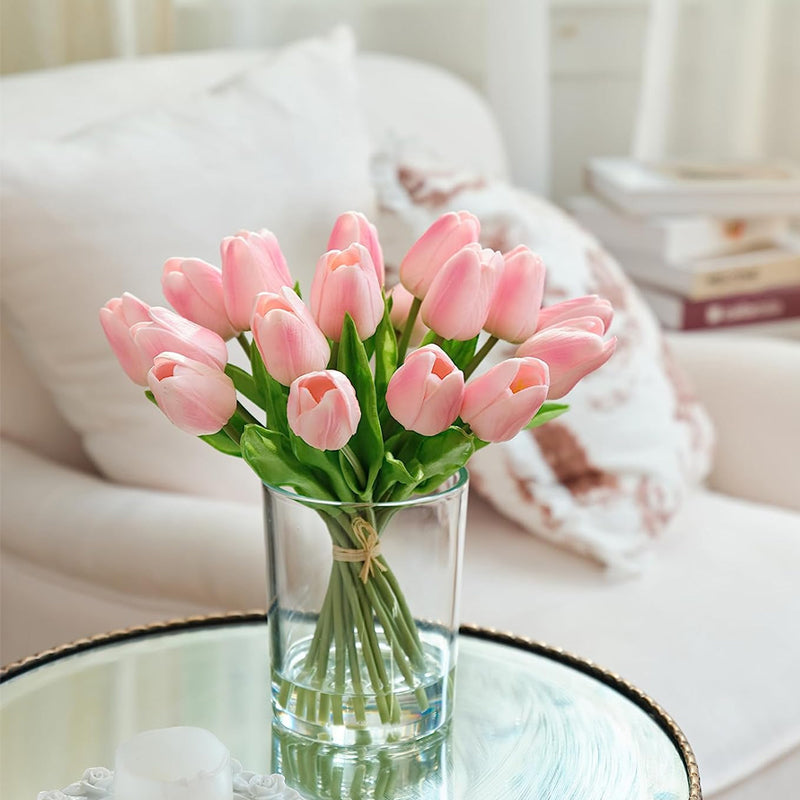 Outdoor Artificial Tulip Flowers 1 bundles（7pcs）