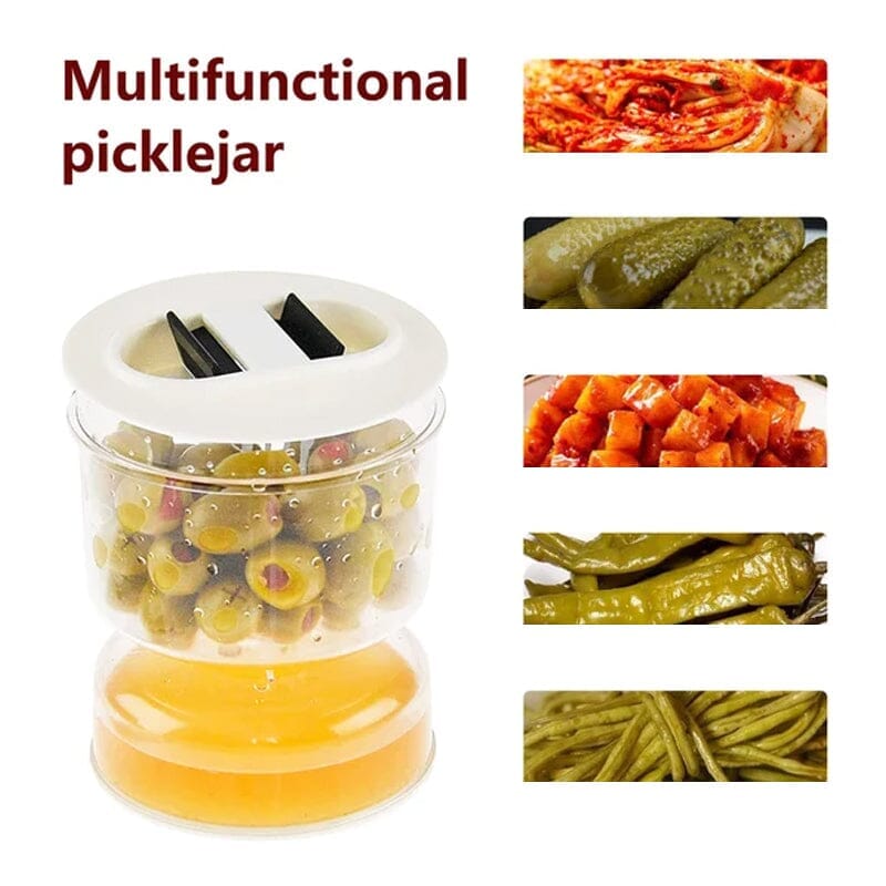 Pickle and Olives Jar Container with Strainer💗