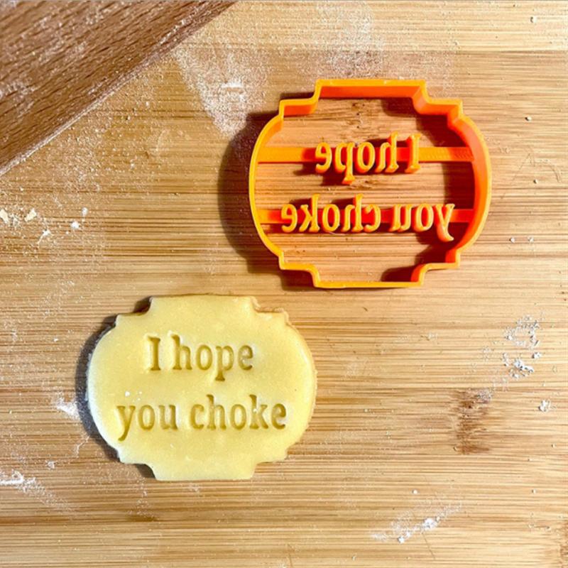 Cookie Molds With Fun and Phrases (4pcs/SET)