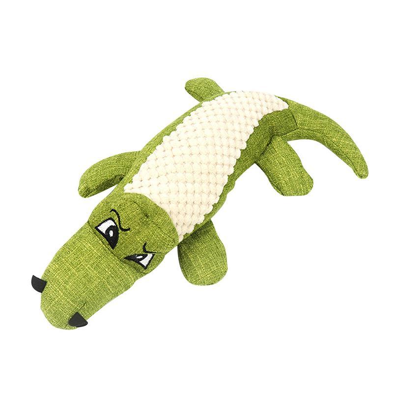 Pet Crocodile Squeaking Chew Toys
