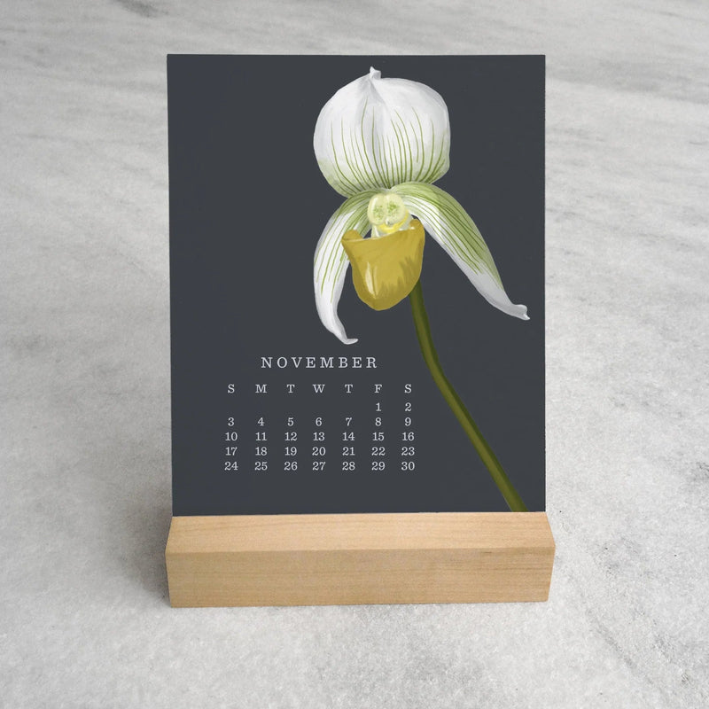 2024 Orchid Desk Calendar