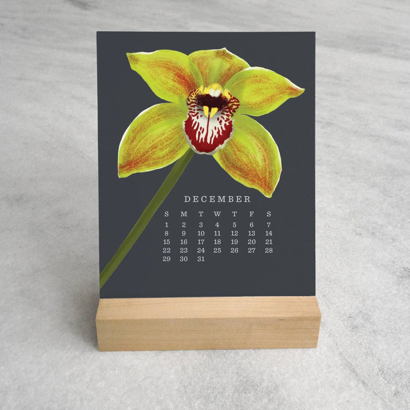 2024 Orchid Desk Calendar