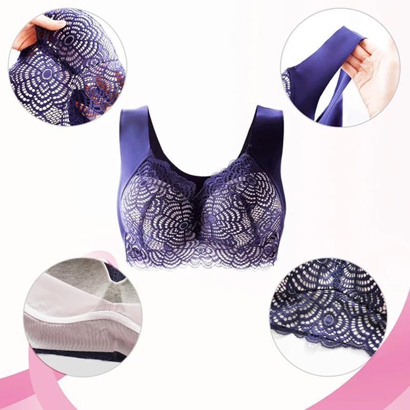 Thin Section Seamless-Ring Gather Bra