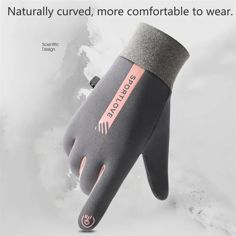 Waterproof Finger Touch Screen Non-Slip Cold Resistant Gloves