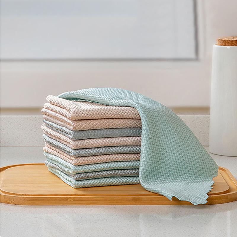 Nano Streak-Free Miracle Cleaning Cloths (Reusable 5 Pcs)