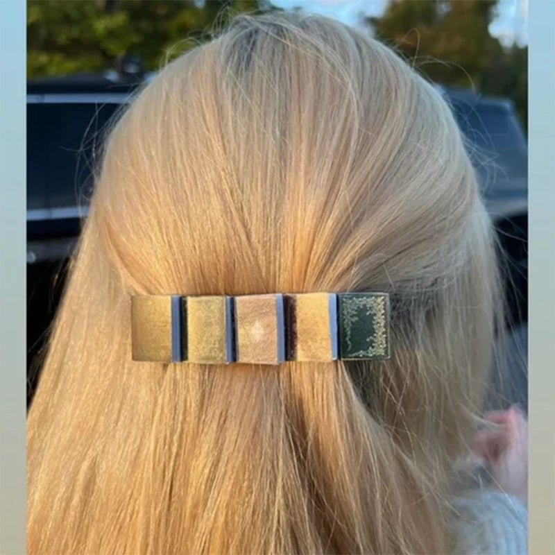 📗📕📔📙Miniature book hair clip barrette