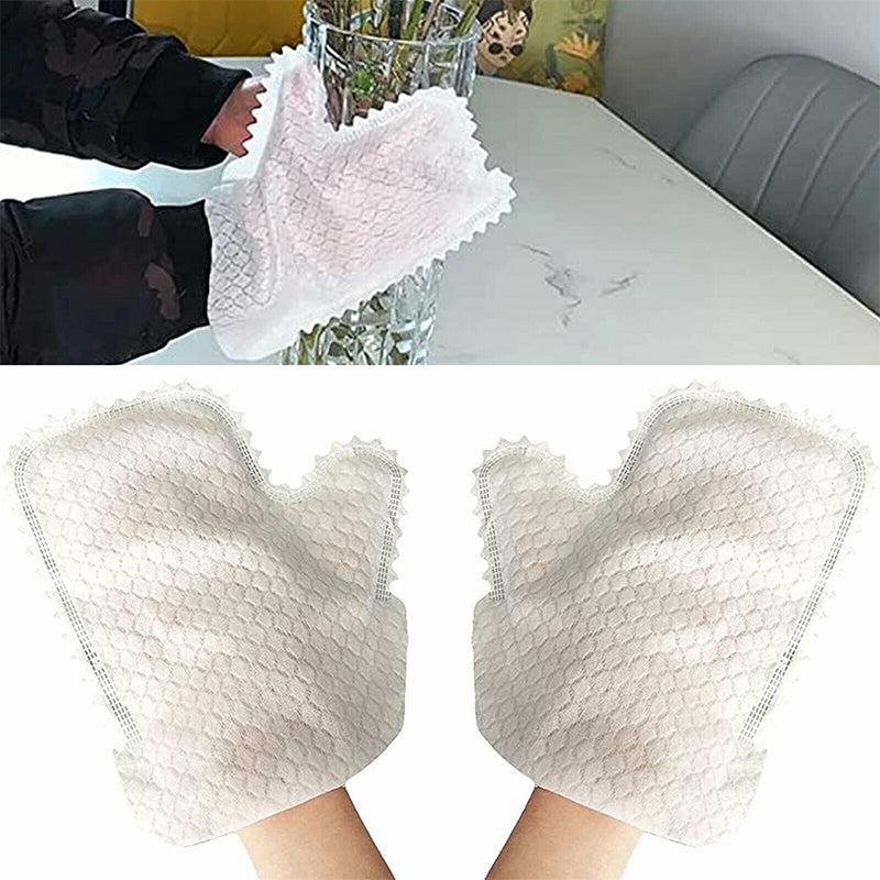 Fish Scale Cleaning Duster Gloves