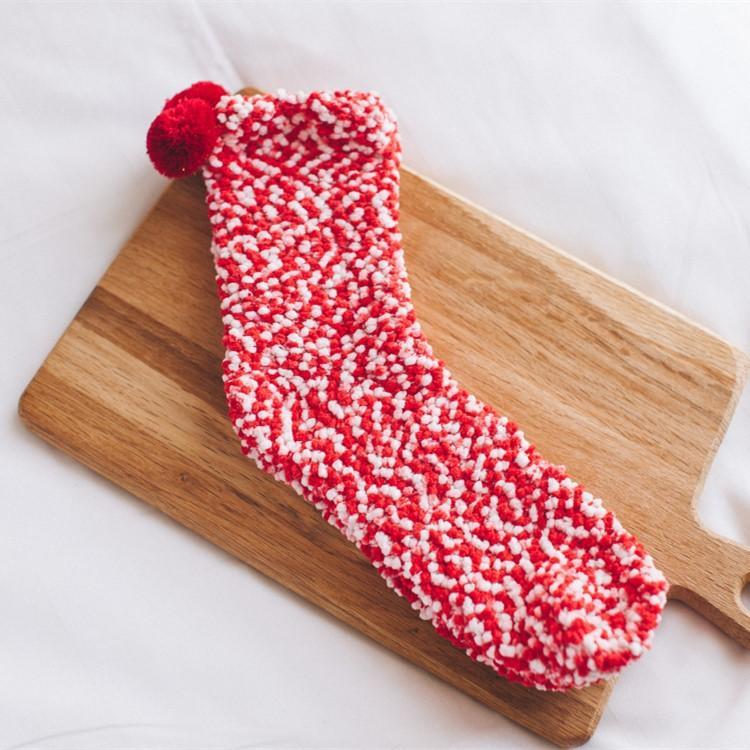 🎅EARLY Christmas SALE-❄Cute Winter Cupcake fluffy comfy Slippers Socks🧦