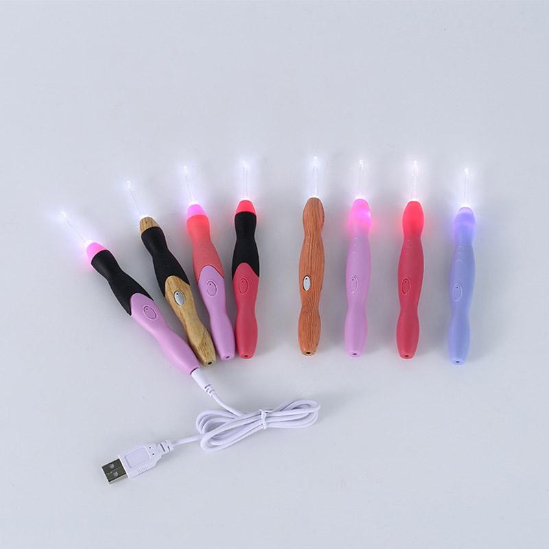 Idearock Lighted Crochet Hooks 9 pieces