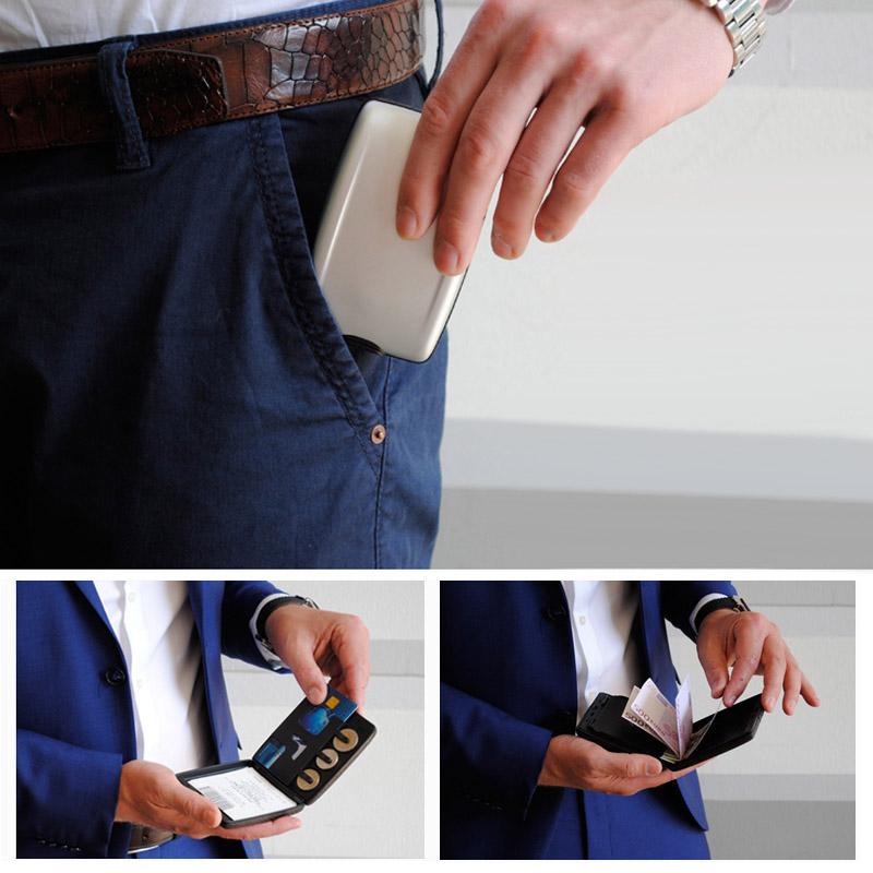 Lifesparking™ RFID Secure Cash and Cards Wallet