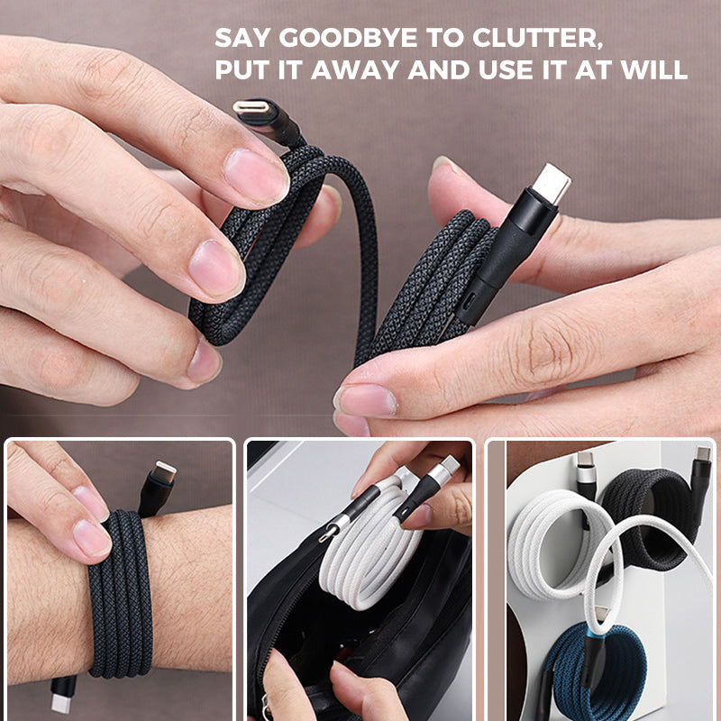Creative Folding Magnetic Data Cable