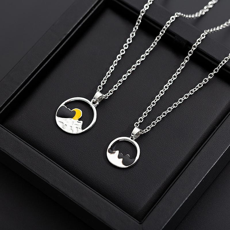 Lifesparking™Sunrise and Sunset Couple Necklace