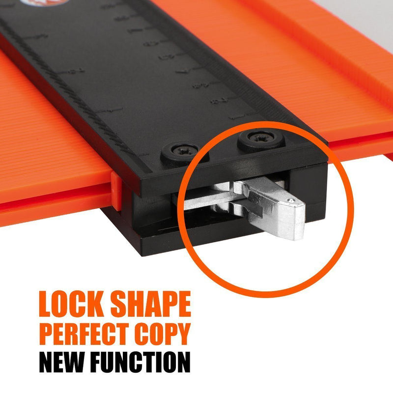 Saker® Contour Gauge Profile Tool -Precisely Copy Irregular Shape Duplicator