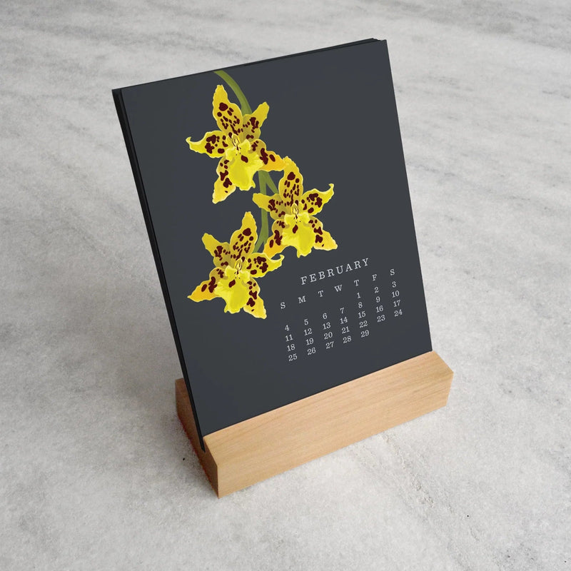 2024 Orchid Desk Calendar