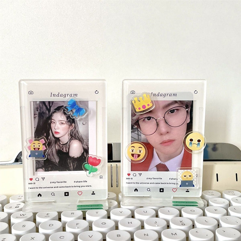 Creative Acrylic Polaroid Photo Display Stand