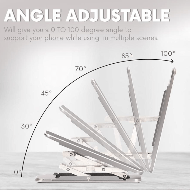 Ultra Thin Stick-On Adjustable Phone Stand