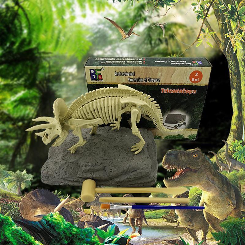 Great Educational Toy for Kids🎁2022 New Arrival Dinosaur Fossil Digging Kit