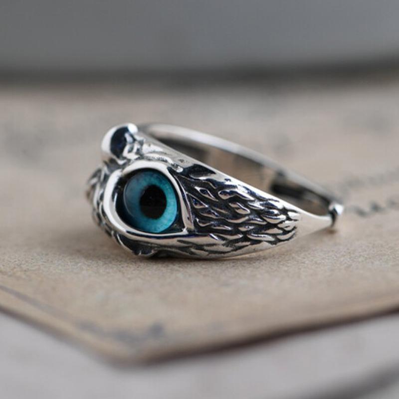 Lifesparking™Demon Eye Owl Ring Adjustable