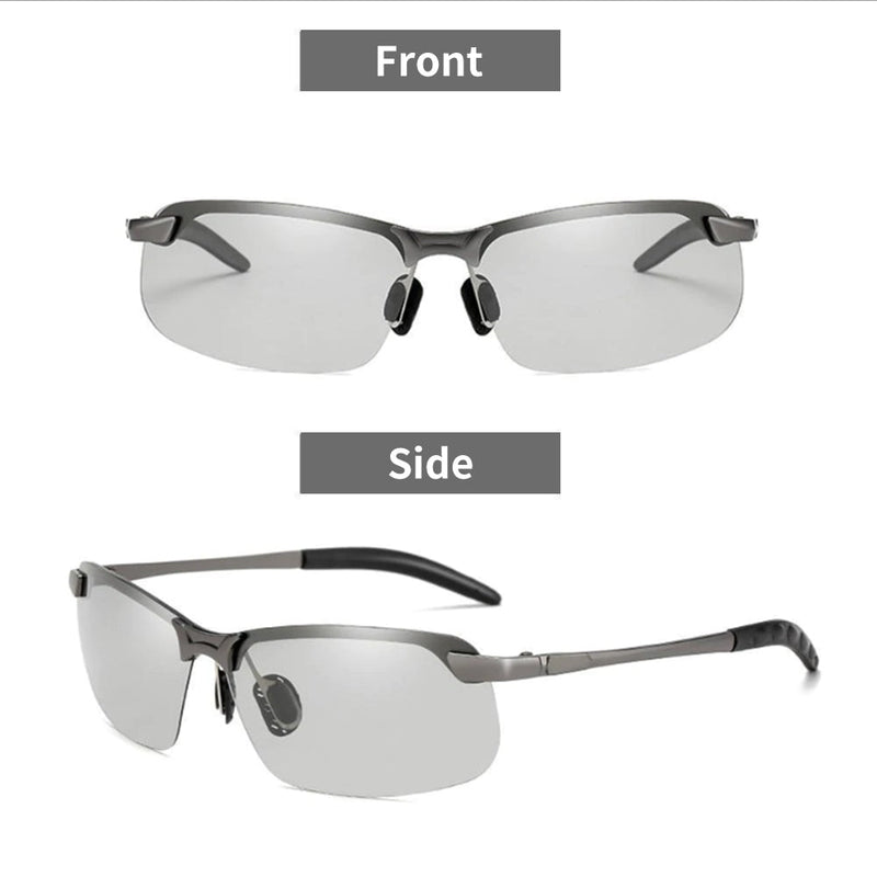Lifesparking Photochromic Sunglasses with Anti-glare Polarized Lens