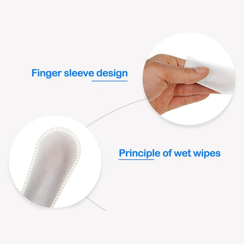 Pet Dental Cleaning Finger Wipes (50PCS)