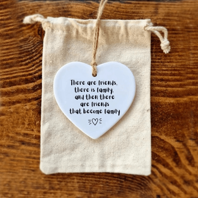 Ceramic Heart Quote Gift