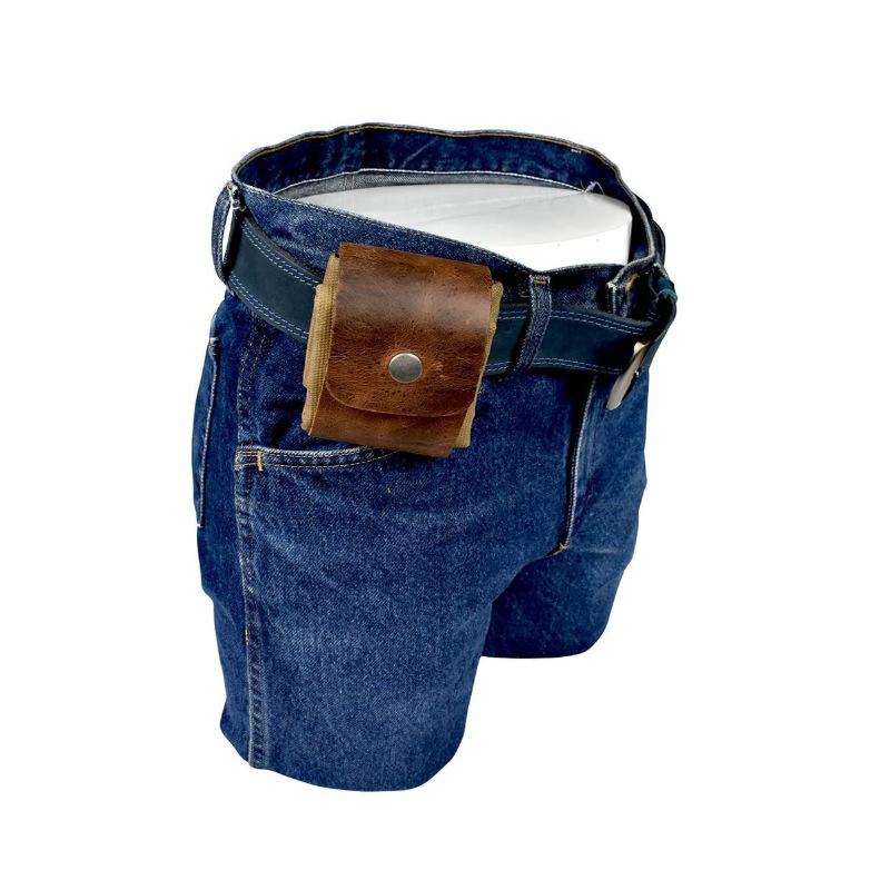 Belt Leather And Canvas Bushcraft Bag