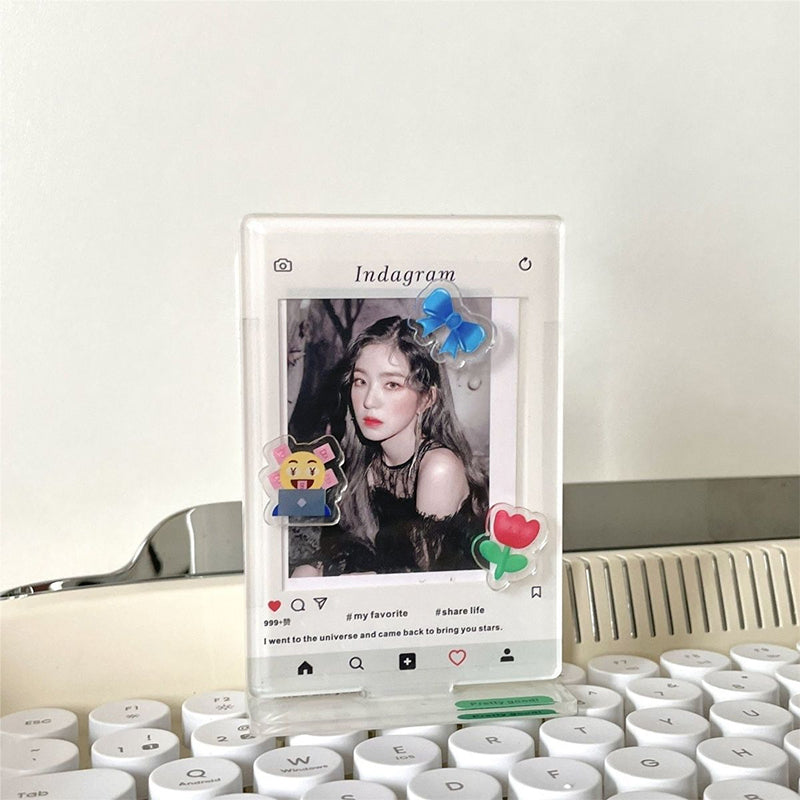 Creative Acrylic Polaroid Photo Display Stand