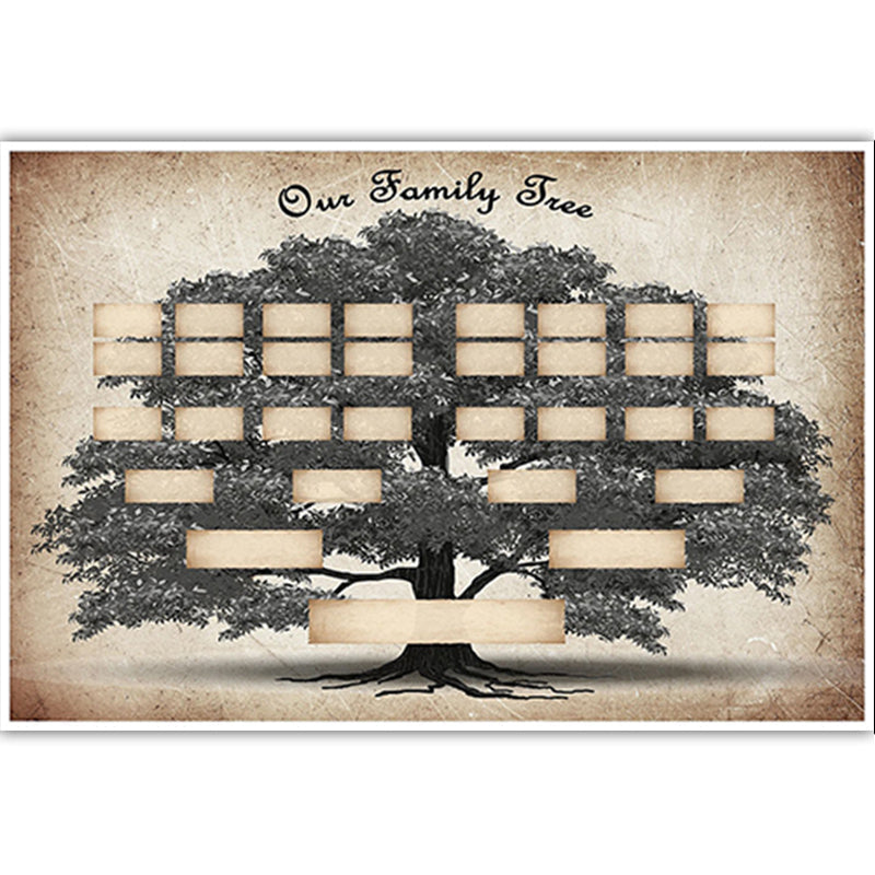 Family Tree Chart Diy Gift