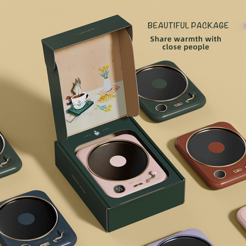 Lifesparking™Creative Phonograph Warming Coaster