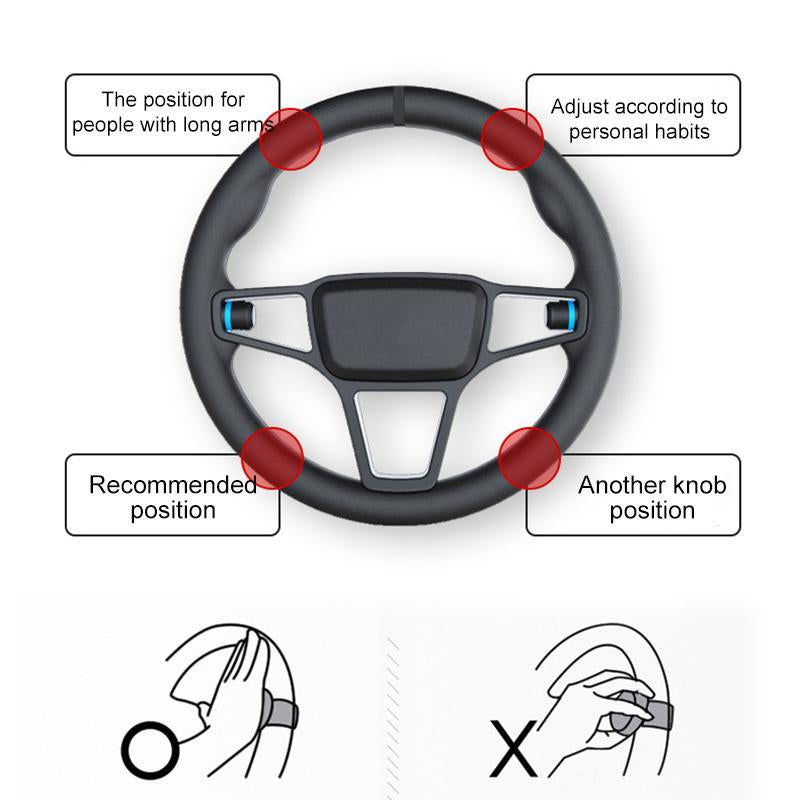 Universal 360° Steering Wheel Booster Knob