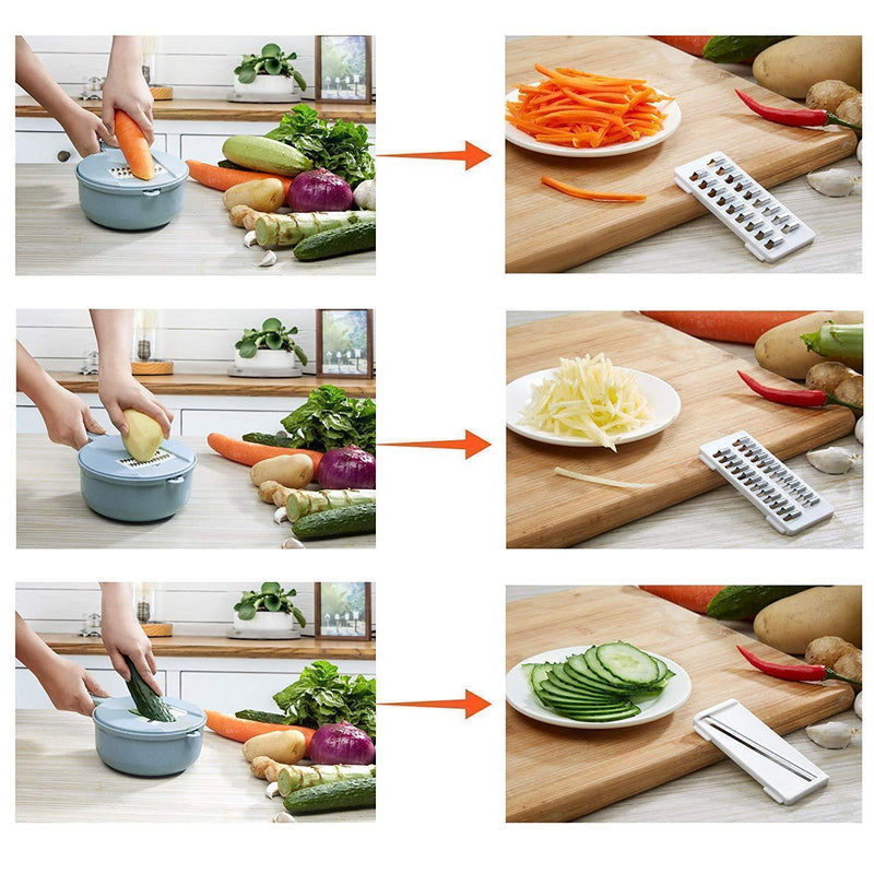 Multi-Function Vegetable Slicer 9 Sets