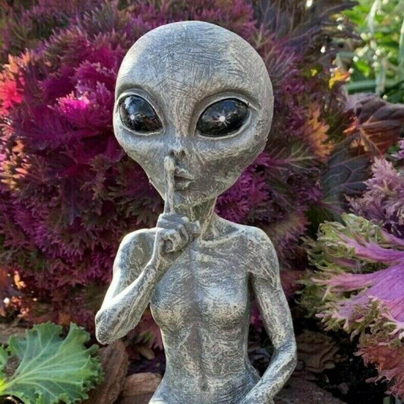 Garden Statue Alien