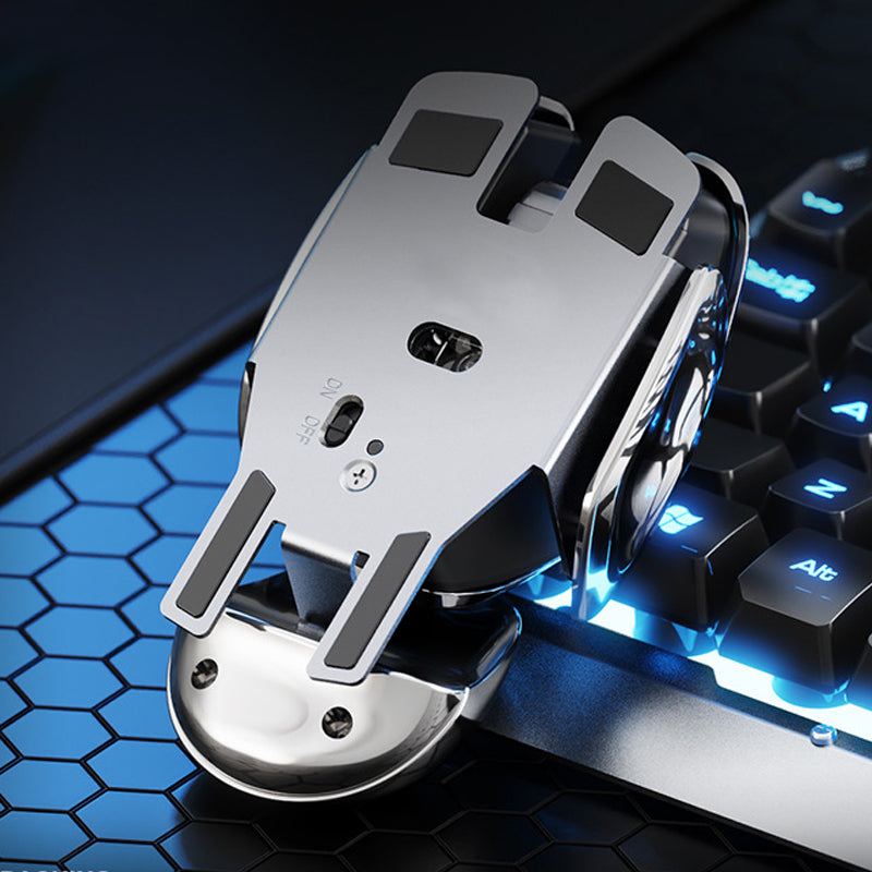 Wireless Ergonomics Metal Mouse