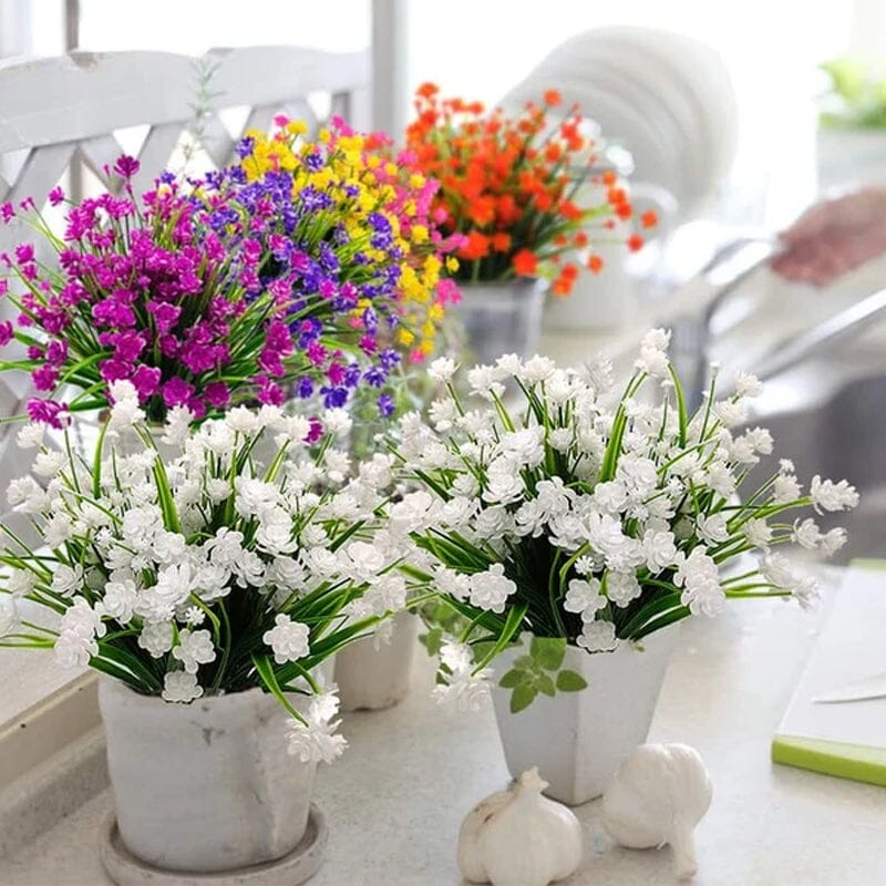 Outdoor Artificial Flowers(2 bundles)