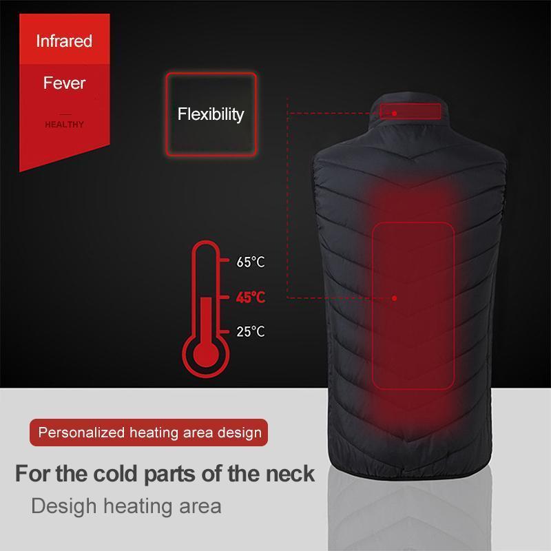 Instant Warmth Heating Vest, unisex