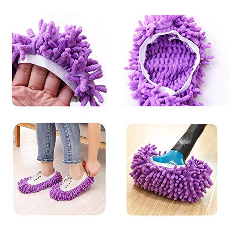 FunClean Mop Slippers, 1 pair