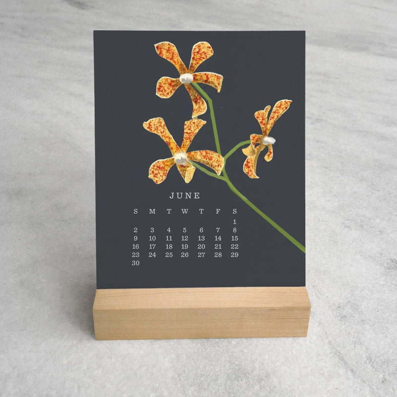 2024 Orchid Desk Calendar