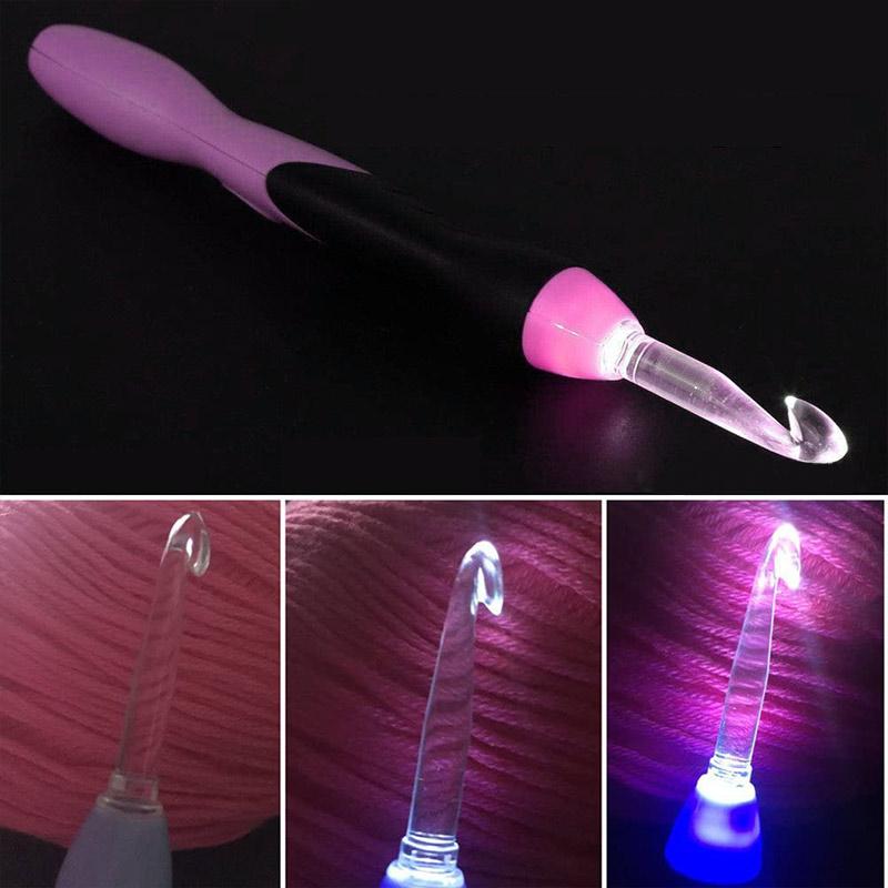 Idearock Lighted Crochet Hooks 9 pieces