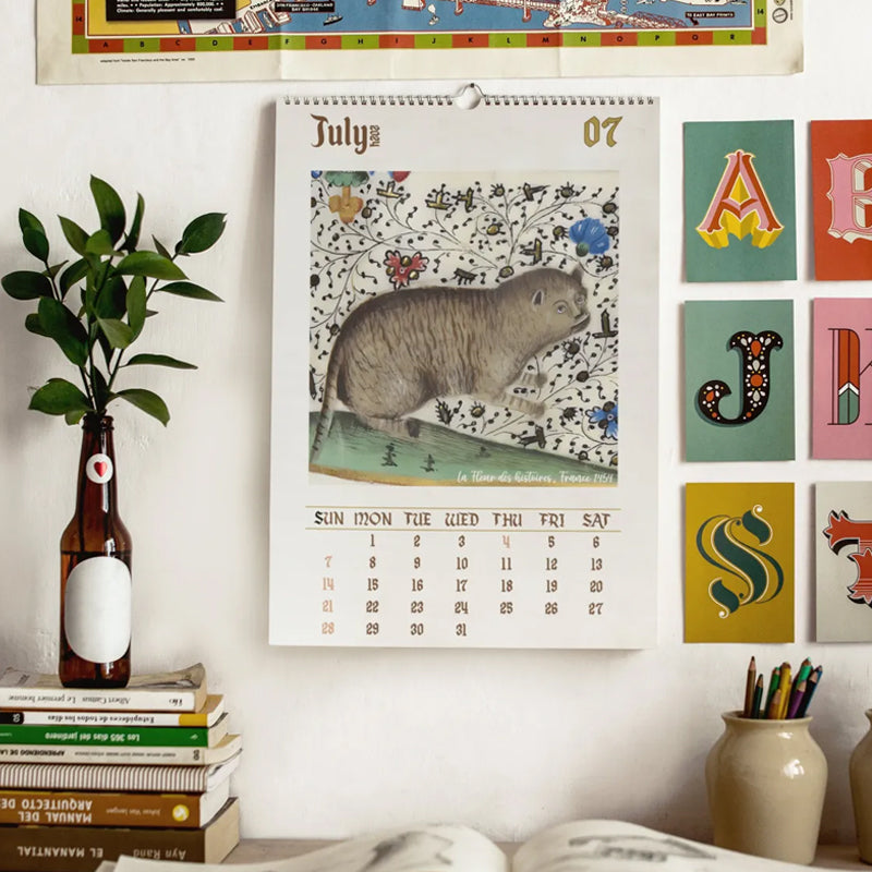2024 Weird Medieval Cats Calendar lifesparking