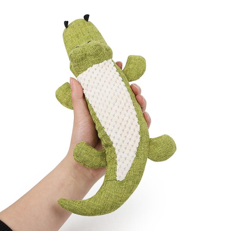 Pet Crocodile Squeaking Chew Toys