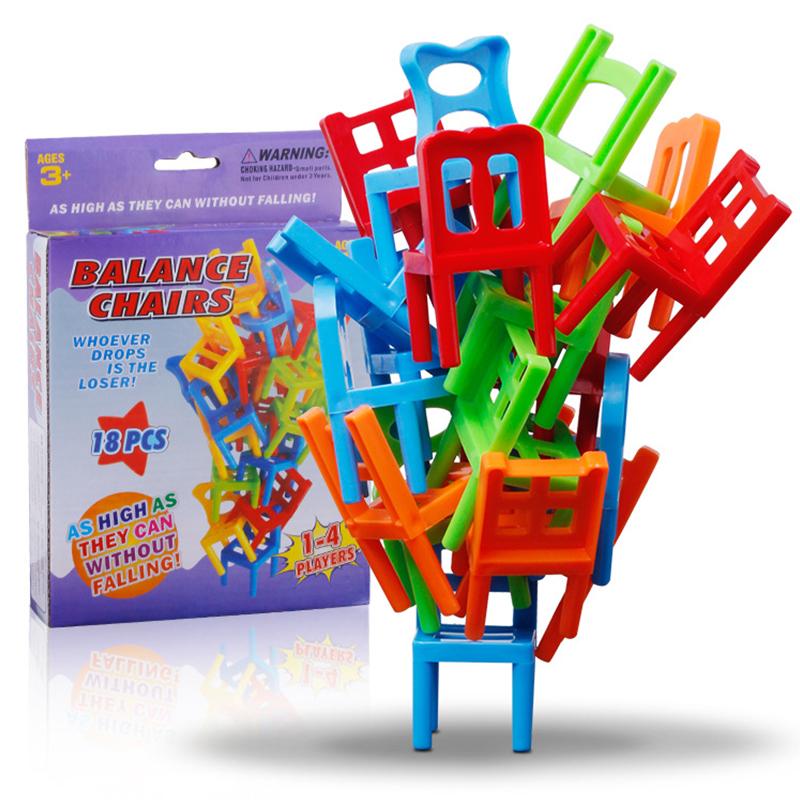 Chairs Stacking Tower Balancing Game