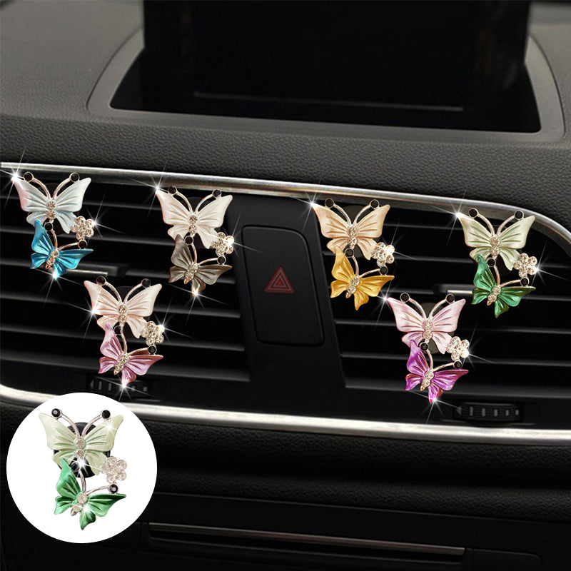 Bling Butterfly Car Accessories, Cute Car Air Freshener